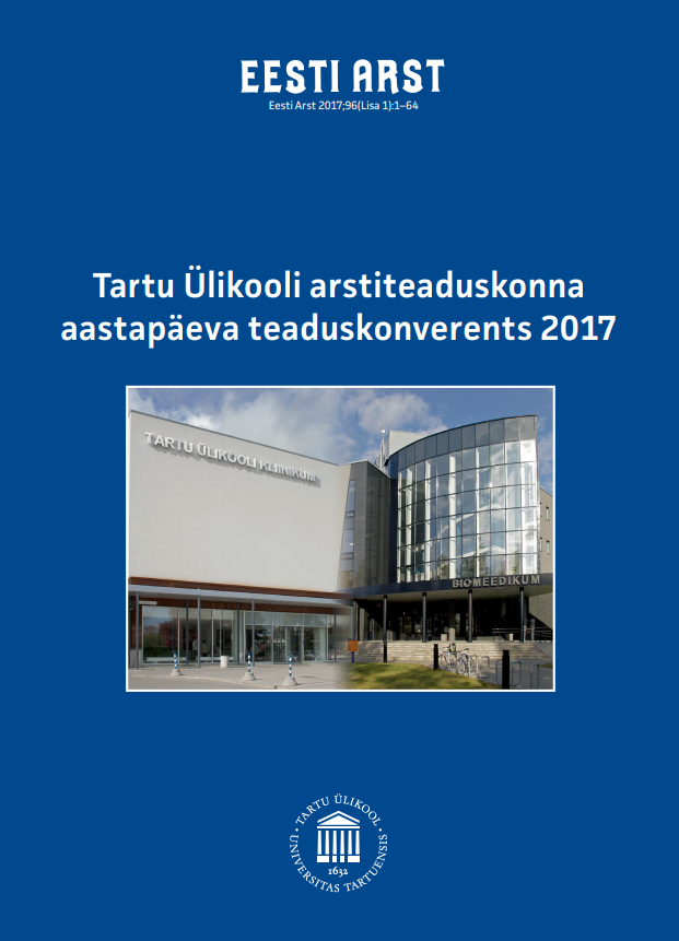 Tartu Ülikooli arstiteaduskonna aastapäeva teaduskonverents 2017