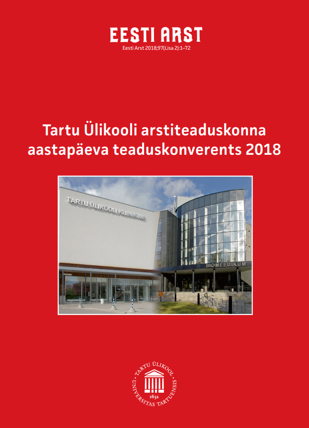 Tartu Ülikooli arstiteaduskonna aastapäeva teaduskonverents 2018