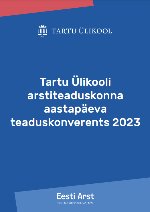 Tartu Ülikooli arstiteaduskonna aastapäeva teaduskonverents 2023