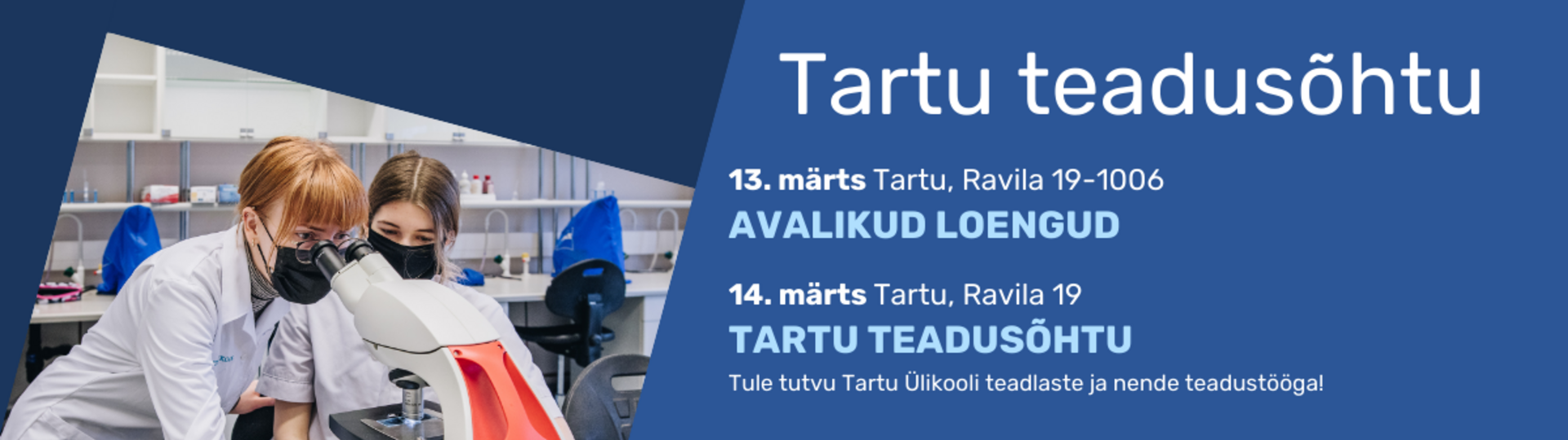 BSMI Tartu teadusõhtu reklaammaterjal